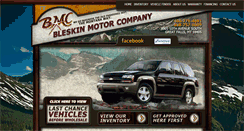 Desktop Screenshot of bleskinmotors.com